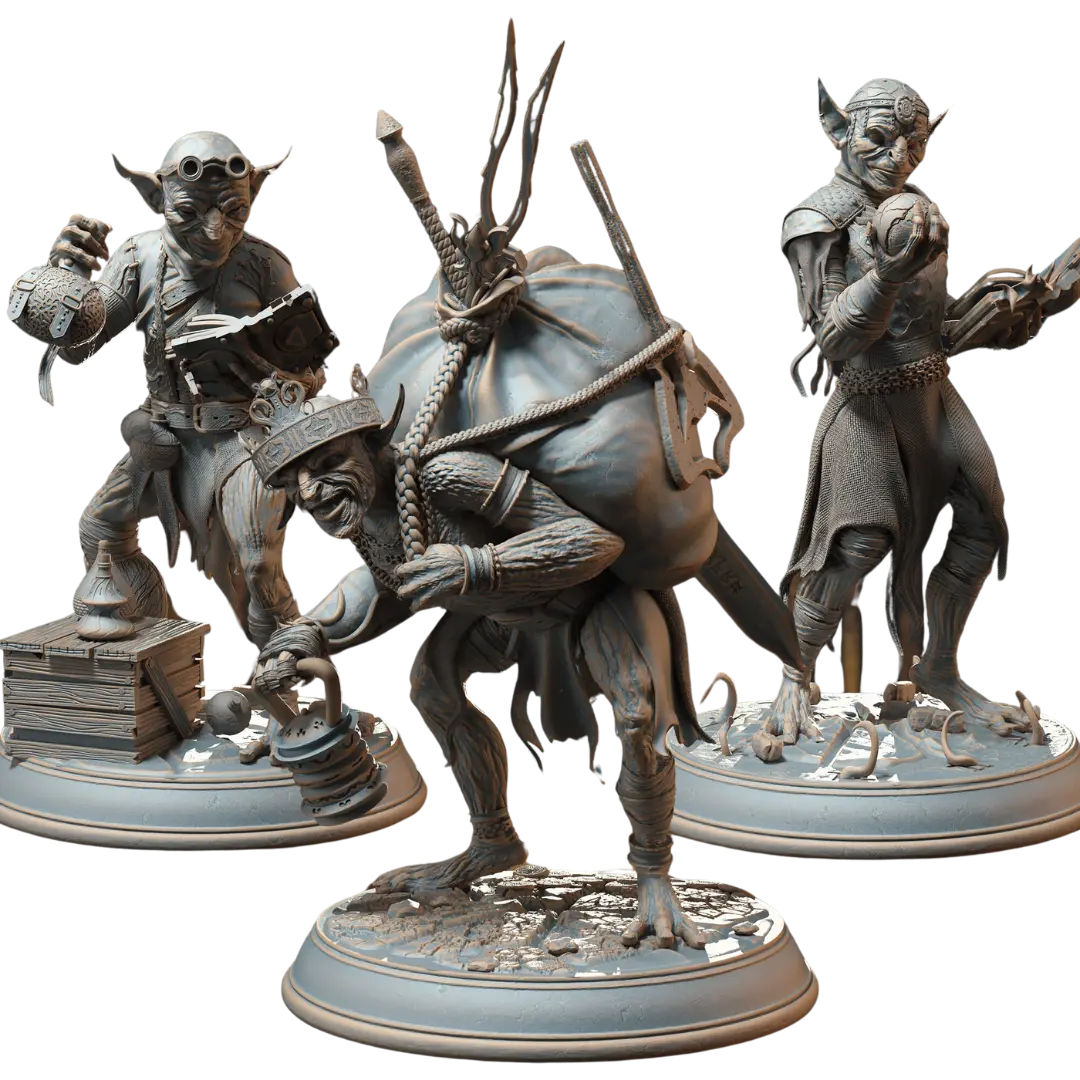 3D Print: Mana Goblins (x3)