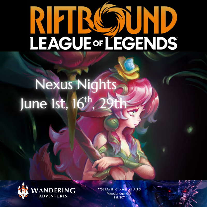 Riftbound TCG: Nexus Nights (June) (Mondays)