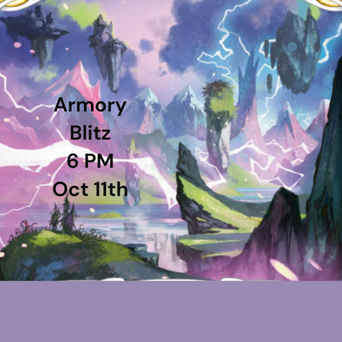 Armory: Oct 11th @6pm