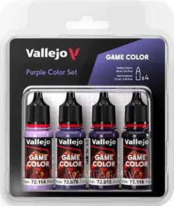 Vallejo Game Color Set: Purple Set