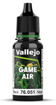 Vallejo Game Air- Black NEW Wandering Adventures