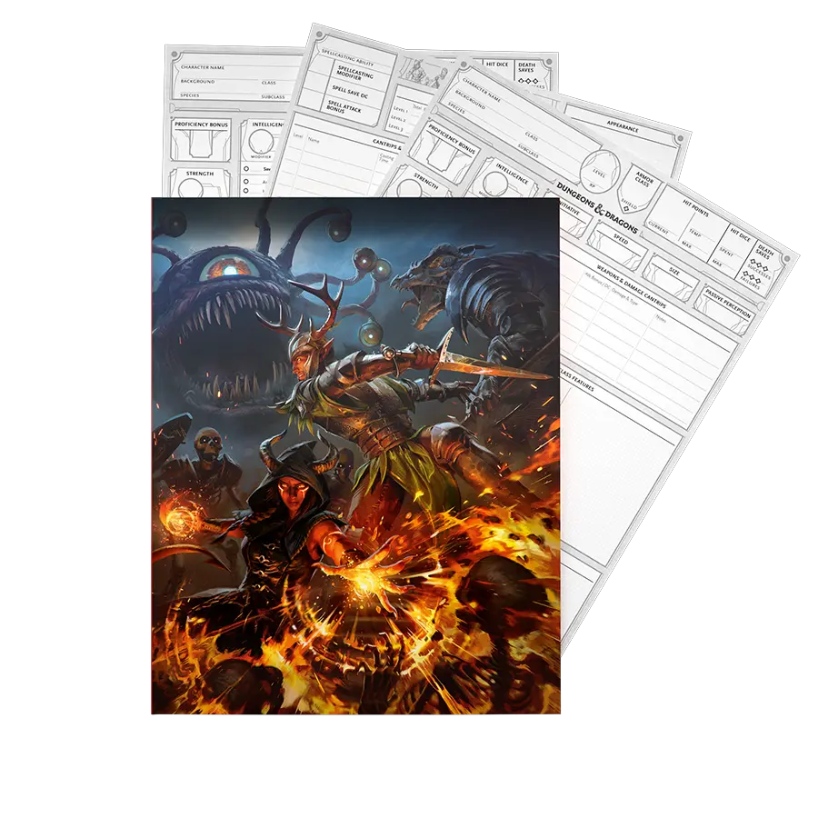 Dungeons and Dragons: 2024 Character Sheets
