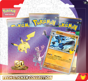 Pokemon TCG: 30th Anniversary Tech Sticker Collection