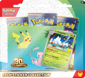 Pokemon TCG: 30th Anniversary Tech Sticker Collection