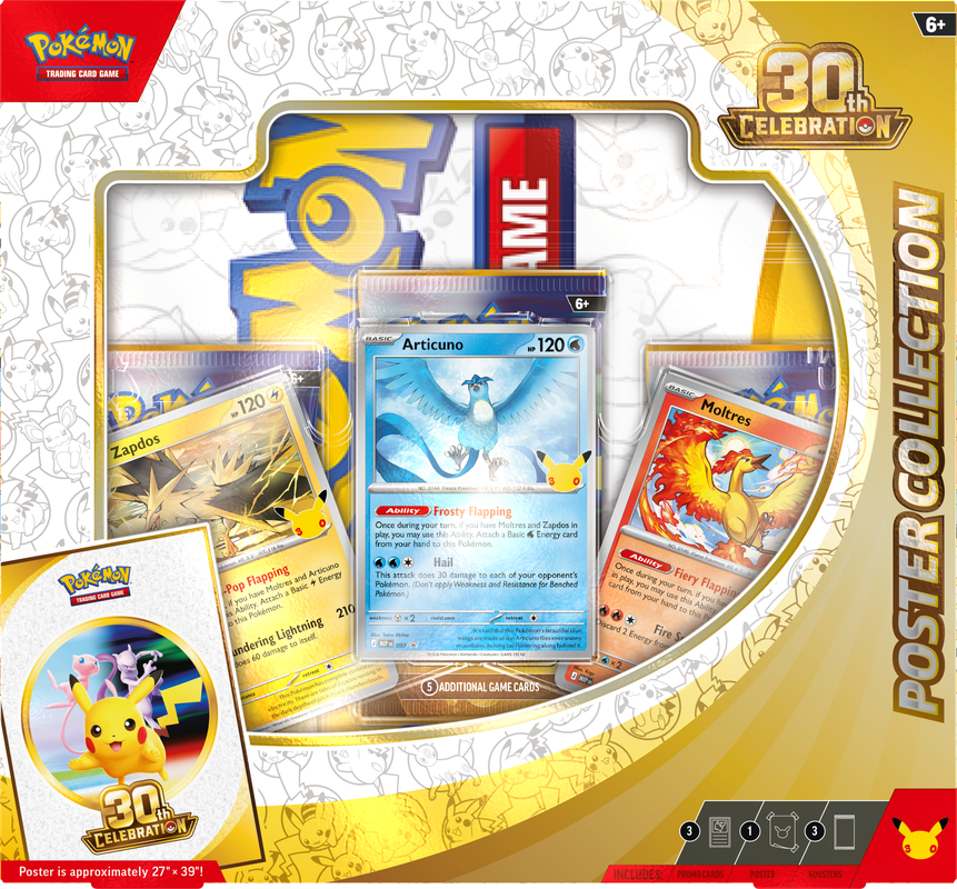 Pokemon TCG: 30th Anniversary Poster Collection