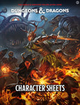 Dungeons and Dragons: 2024 Character Sheets Wandering Adventures