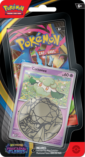Pokemon TCG: Phantasmal Flames Checklane Blister Pack w/ Promo
