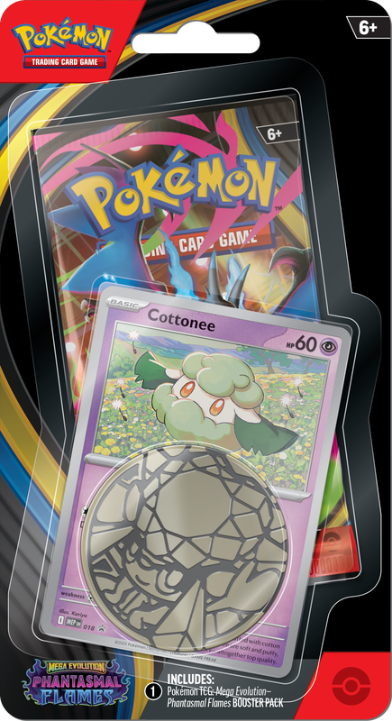 Pokemon TCG: Phantasmal Flames Checklane Blister Pack w/ Promo