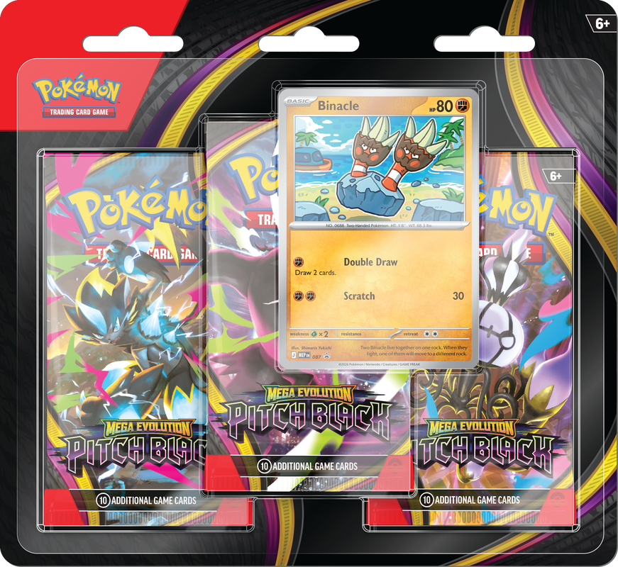 Pokemon TCG: Pitch Black 3-Pack Blister