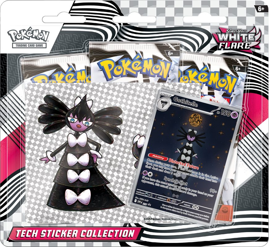 Pokemon: White Flare Tech Sticker Collection