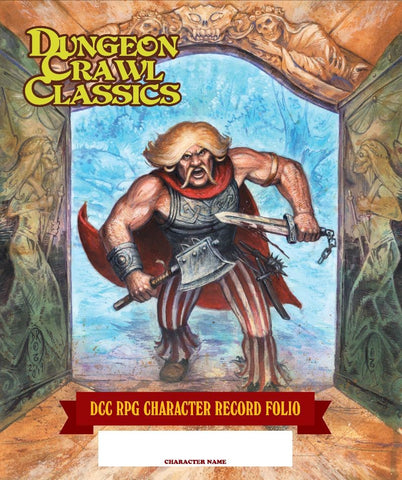 Dungeons and Dragons 5E: DCC RPG CHARACTER RECORD FOLIO Wandering Adventures