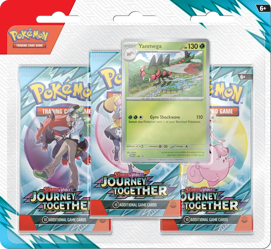 Pokemon SV9 Journey Together 3PK Blister