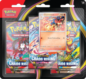 Pokemon TCG: Chaos Rising 3- Pack Blister