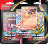 Pokemon TCG: Chaos Rising 3- Pack Blister