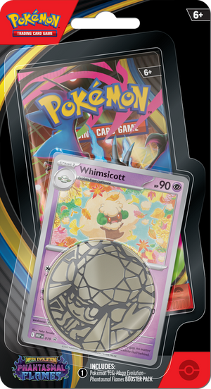 Pokemon TCG: Phantasmal Flames Checklane Blister Pack w/ Promo