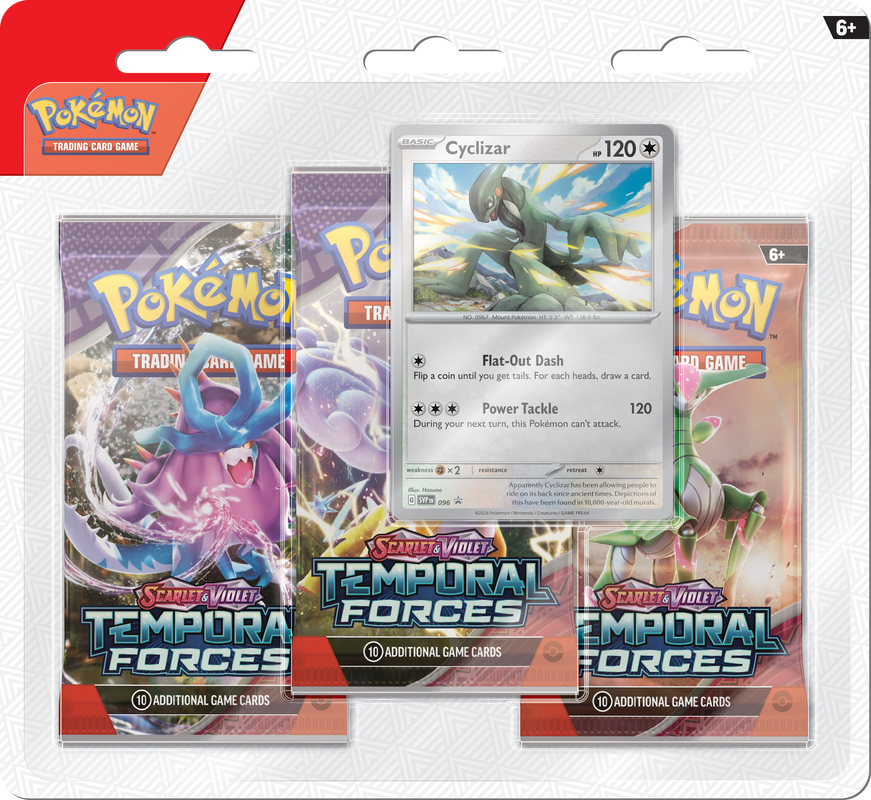 Pokemon TCG: Temporal Forces 3PK Blister