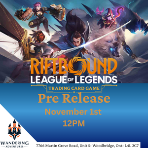 Riftbound Origins Pre-Release November 1st