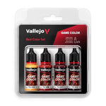 Vallejo Game Color Set: Red Set Wandering Adventures