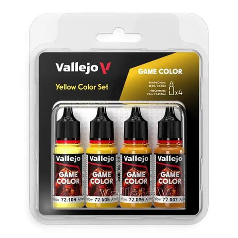 Vallejo Game Color Set: Yellow Set