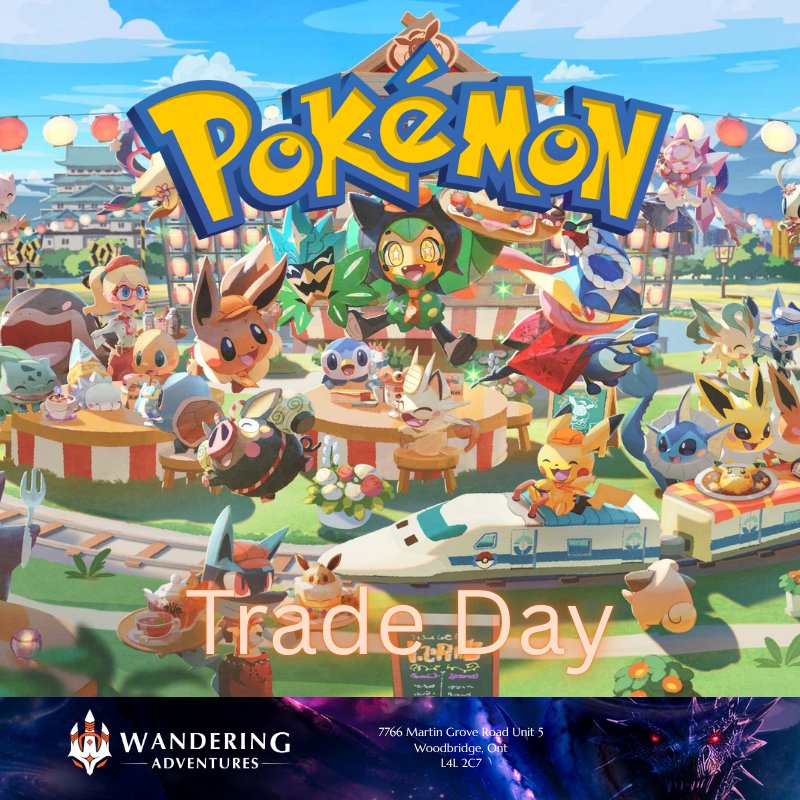 Pokémon Trade Day at Wandering Adventures