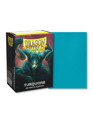 Dragon Shield Sleeves-TURQUOISE- Matte 100CT