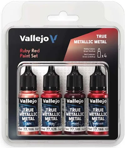 Vallejo True Metallic Metal- Paint Sets