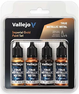 Vallejo True Metallic Metal- Paint Sets