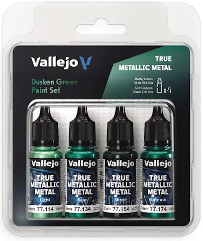Vallejo True Metallic Metal- Paint Sets