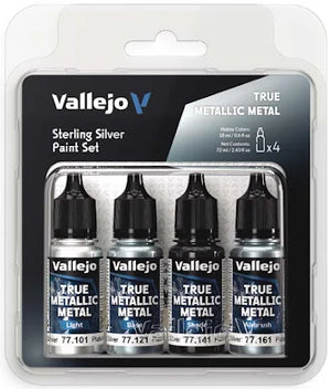 Vallejo True Metallic Metal- Paint Sets