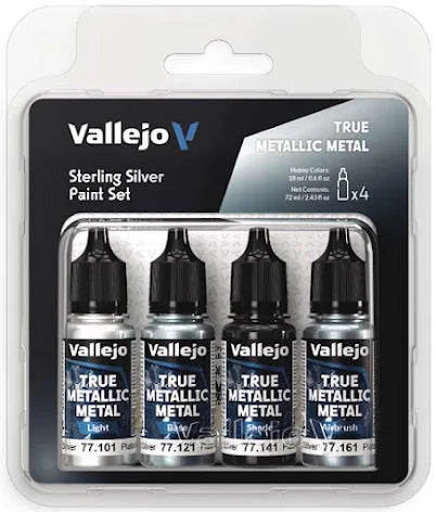 Vallejo True Metallic Metal- Paint Sets