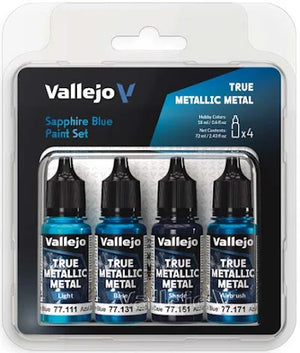 Vallejo True Metallic Metal- Paint Sets