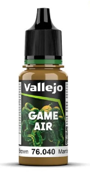 Vallejo Game Air- Leather Brown NEW