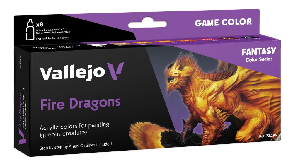 Vallejo Paint Set: Fire Dragons