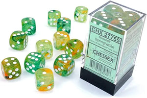Nebula Spring/ white Dice Block (36 Dice)