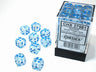 Borealis Icicle /light blue Luminary Dice Block (36 Dice)