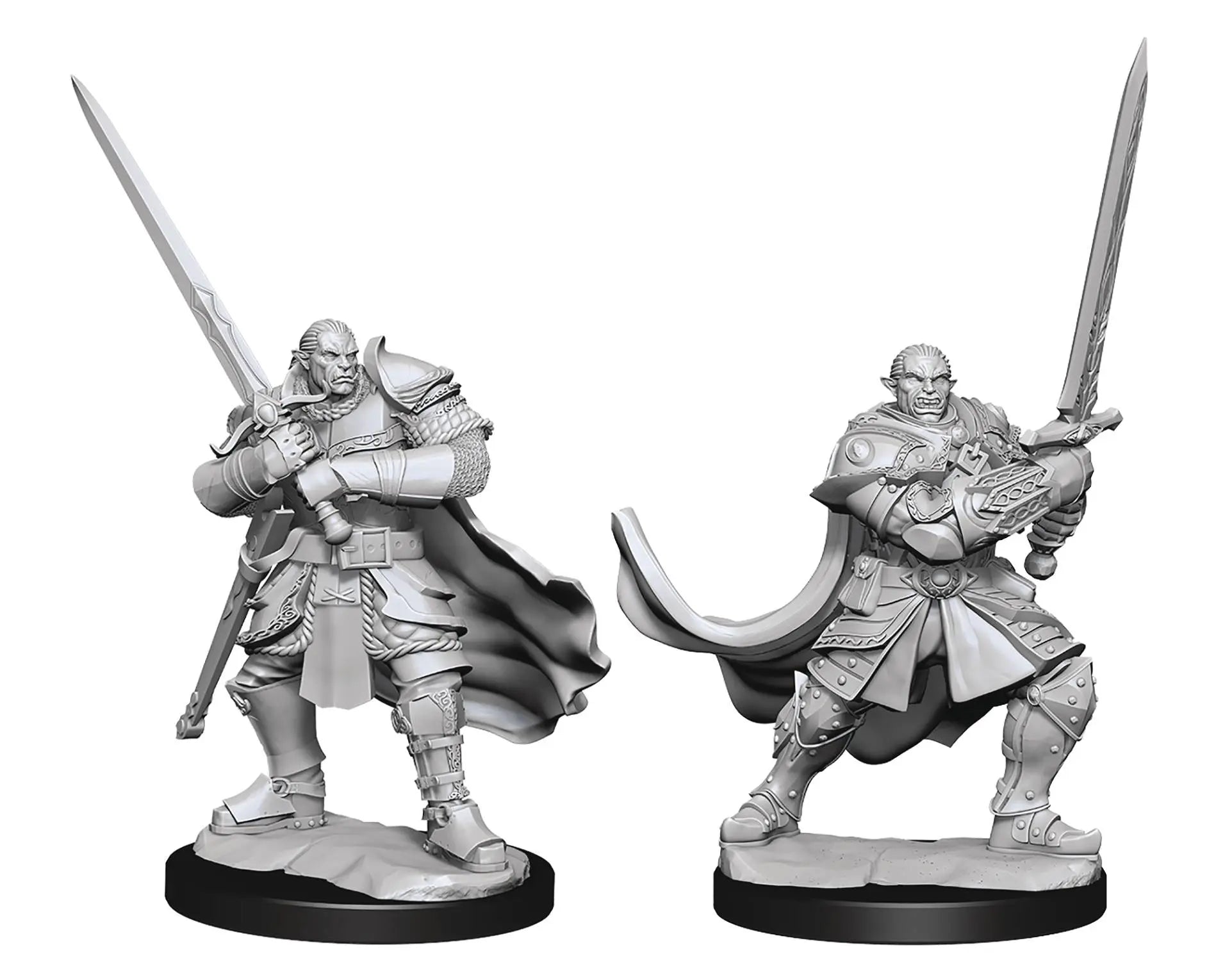 D&D Nolzur's Miniatures- Half-Orc Paladin
