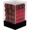 Scarab Scarlet/ gold Dice Block (36 Dice)