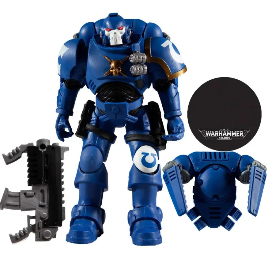 Warhammer 40K Action Figure- Ultramarines Reiver w/ Bolt Carbine