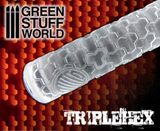 GreenStuffWorld Rolling Pin: Triple Hex