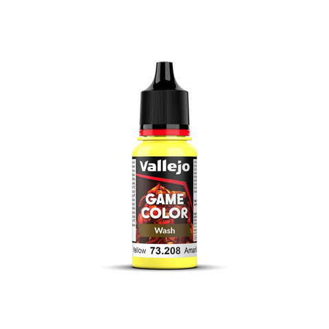 Vallejo Game Color Wash NEW- Yellow