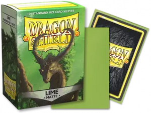 Dragon Shield Sleeves- LIME- Matte 100CT