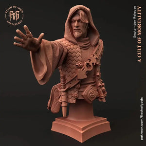 Male Sorcerer Bust - Flesh of Gods