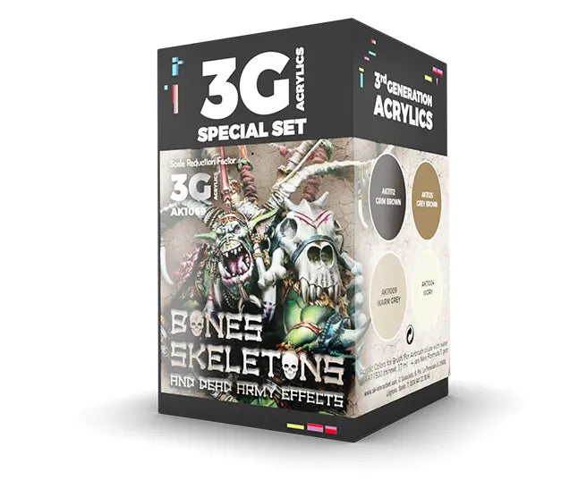AK Interactive Wargame Color: Bones and Skeletons