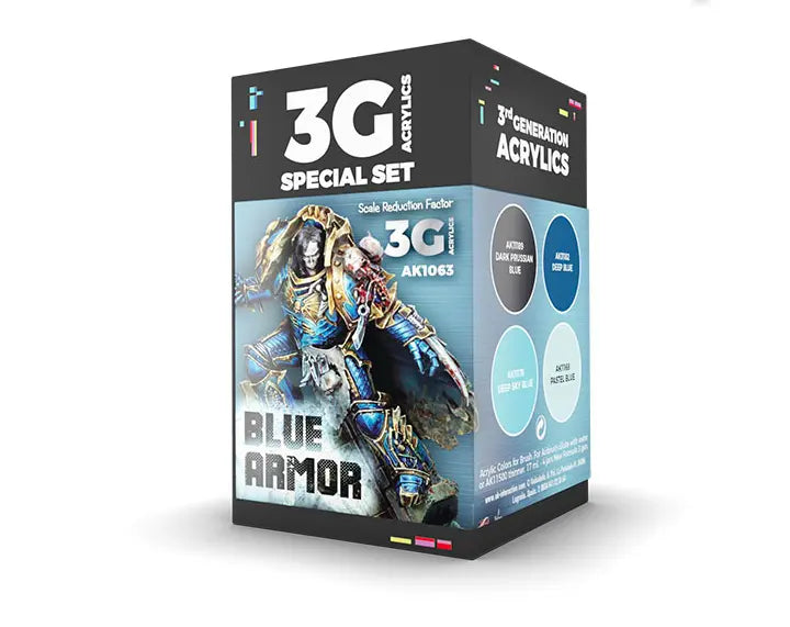 AK Interactive Wargame Color: Blue Armor