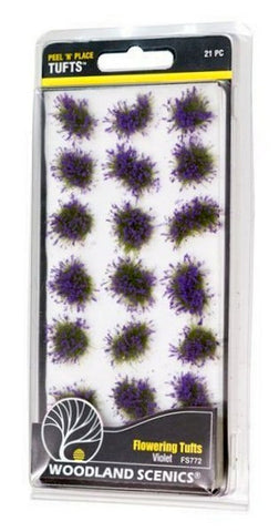 Flowering Tufts- Violet- Woodland Scenics Tufts
