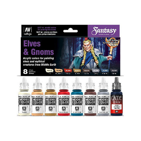 Vallejo Paint Set: Elves and Gnomes