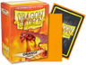 Dragon Shield Sleeves- ORANGE- Matte 100CT