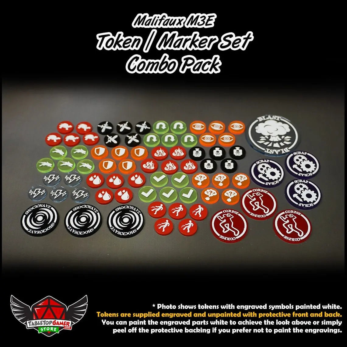 Malifaux Token/ Marker Combo Set