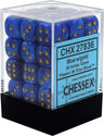 Vortex Blue/ gold Dice Block (36 Dice)