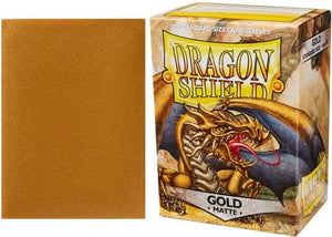 Dragon Shield Sleeves- GOLD- Matte 100CT